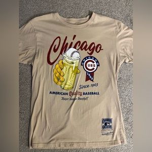 Mitchell & Ness Chicago Cubs Throwback Graphic Tee